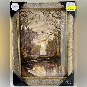 Petal Lane Halloween Ghost Floating over Lake Wall Art Decor